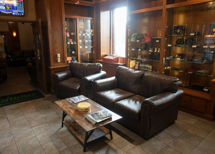 Famous Smoke Shop Retail Store Small Seating